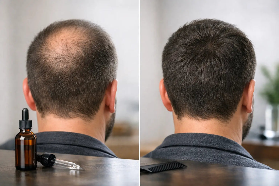 Before and After Hair Tonic Results