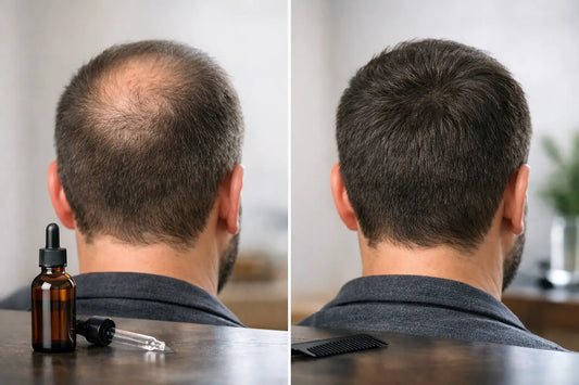 Before and After Hair Tonic Results