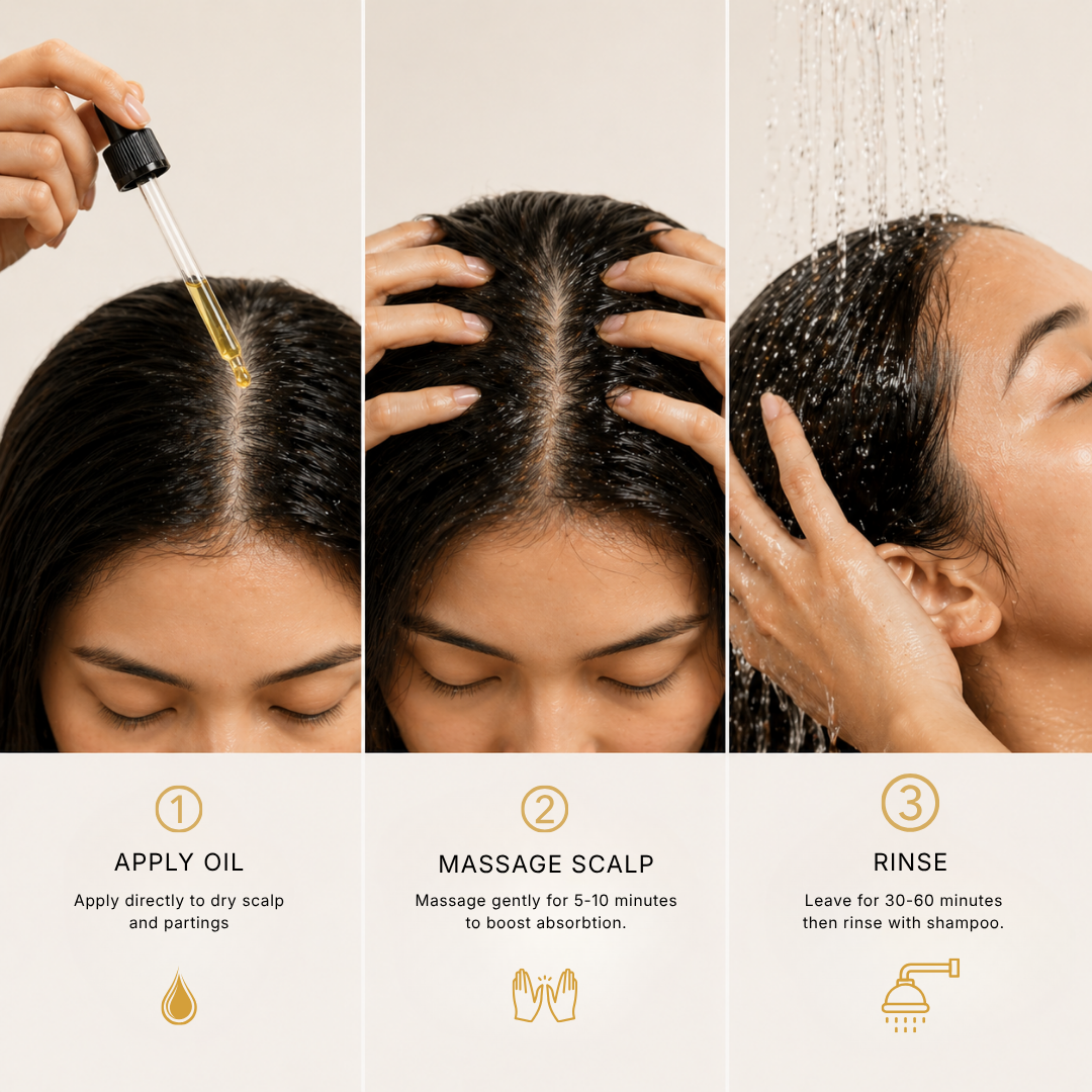 RootVeda Oil | Natural Hair Oil for Hair Fall & Scalp Nourishment