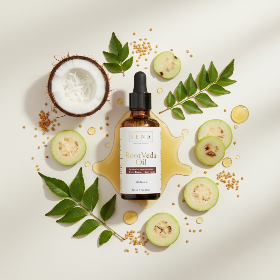 RootVeda Oil | Natural Hair Oil for Hair Fall & Scalp Nourishment