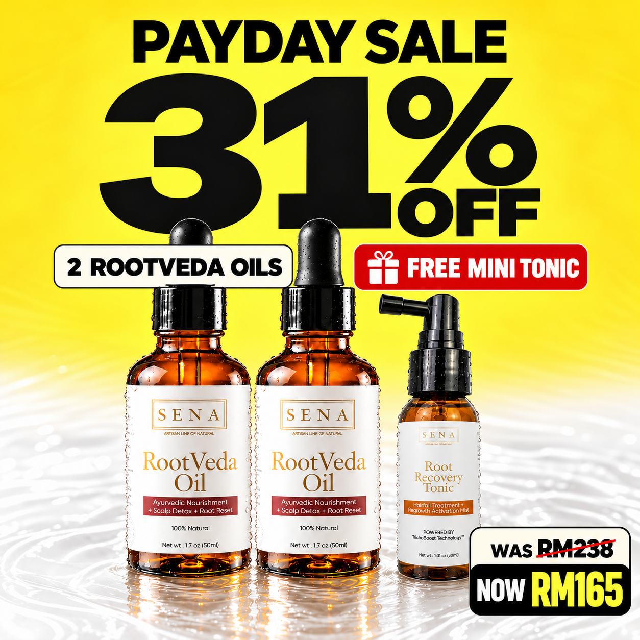 RootVeda Oil | PAYDAY SALE 2X