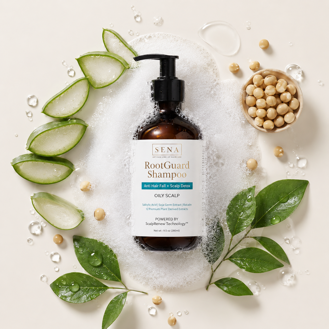 RootGuard Shampoo | Oily Scalp Shampoo for Deep Clarifying & Root Strength