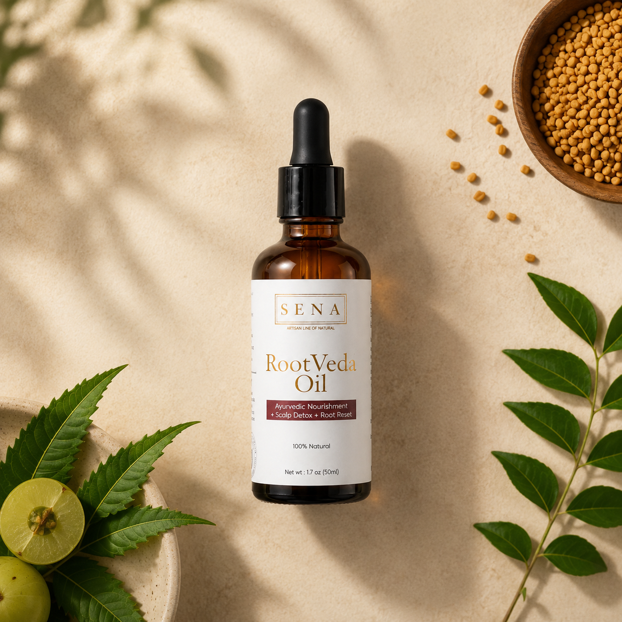 RootVeda Oil | The Scalp Reset Oil