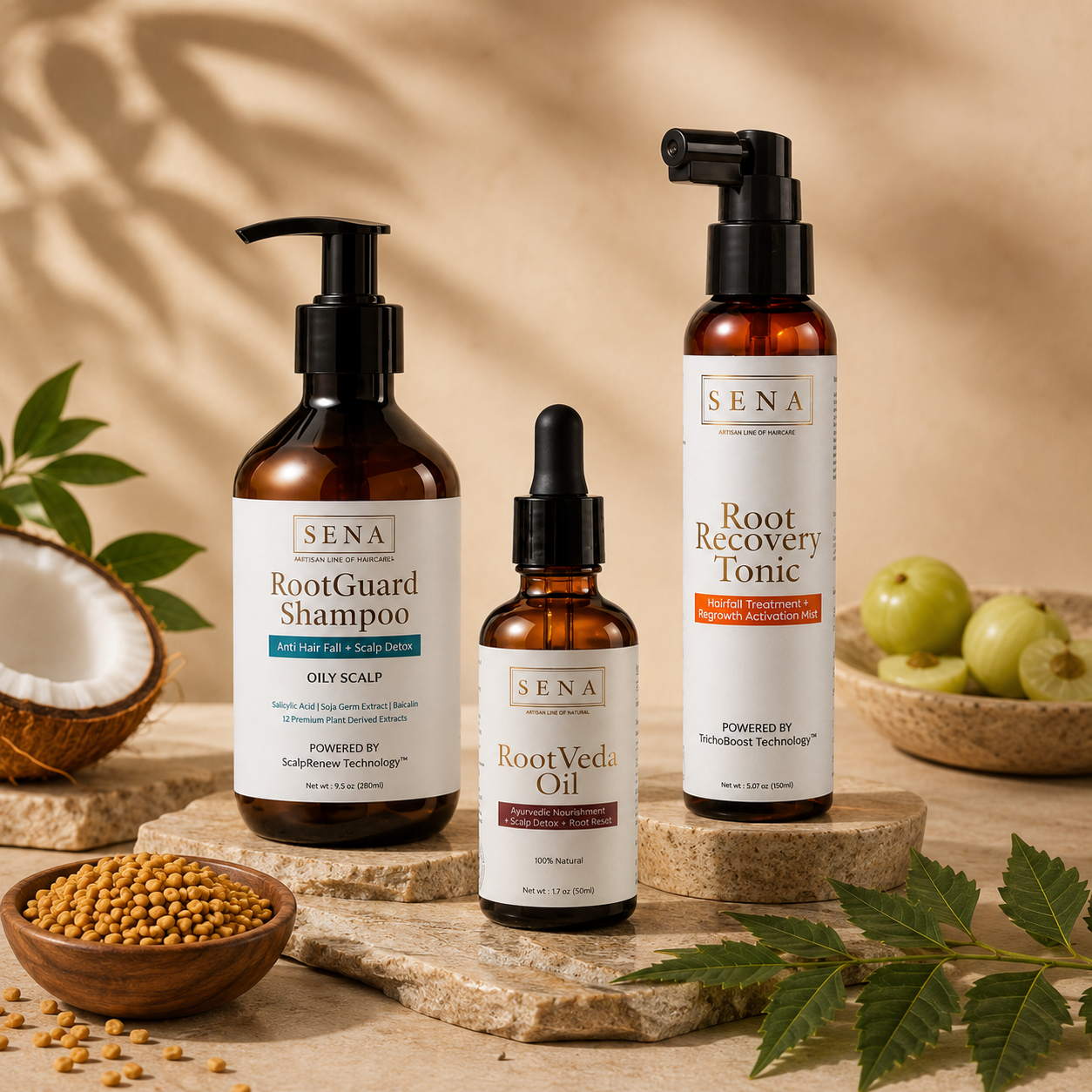 Intensive Hair Regrowth Set | The Growth Recovery Trio