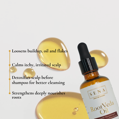 RootVeda Oil | Natural Hair Oil for Hair Fall & Scalp Nourishment