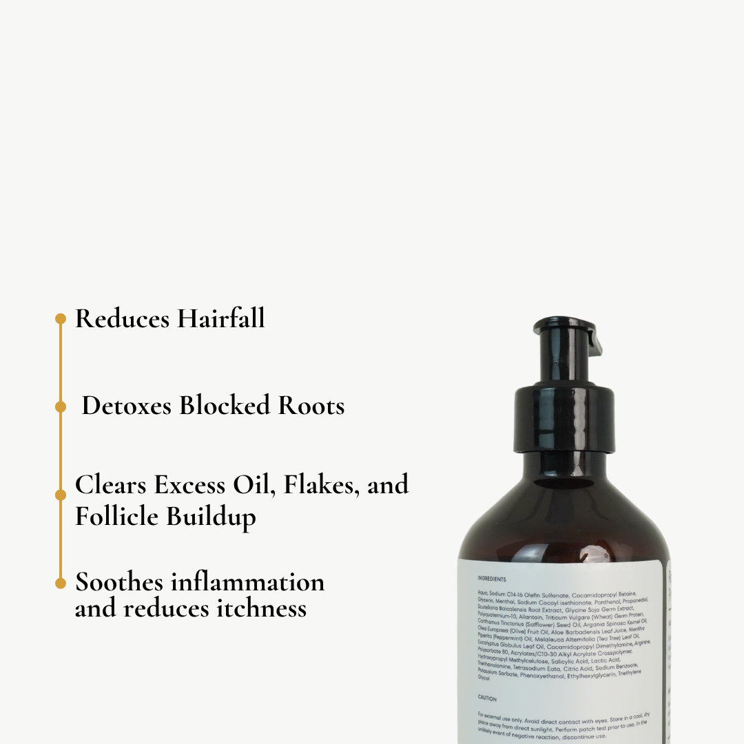 RootGuard Shampoo | Oily Scalp Shampoo for Deep Clarifying & Root Strength