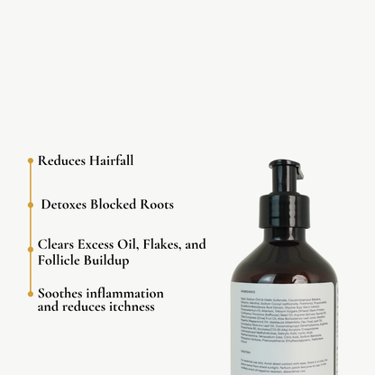 RootGuard Shampoo | Oily Scalp Shampoo for Deep Clarifying & Root Strength